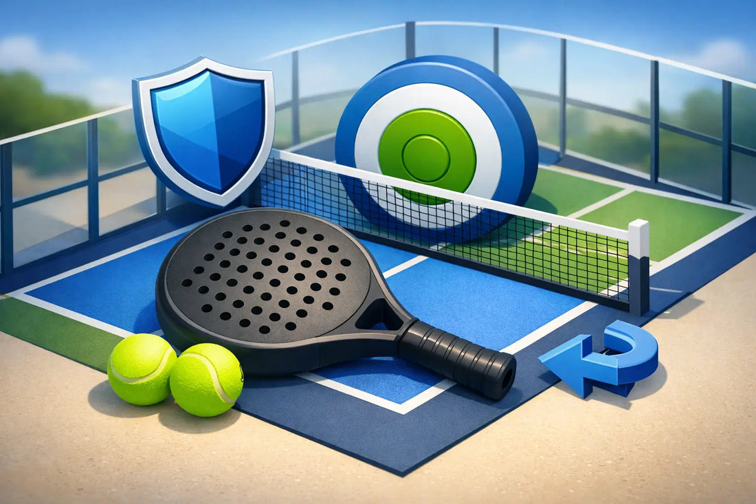 Padelschläger für defensives Spiel finden