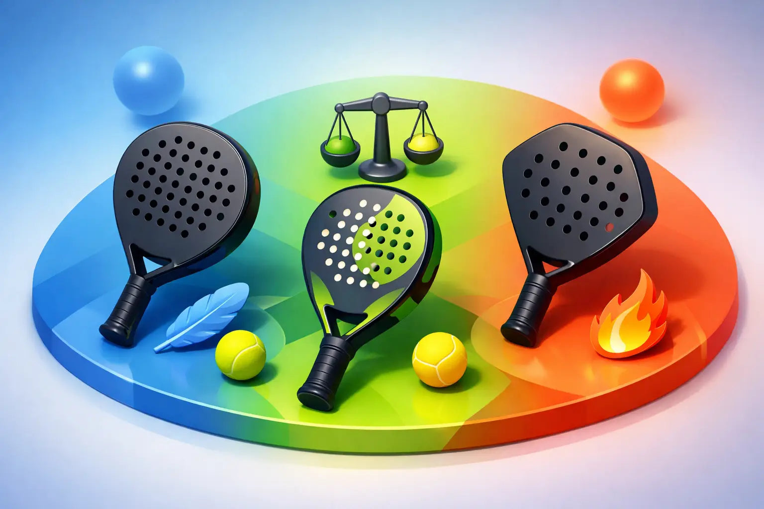 Padelschläger nach Schlaggefühl auswählen