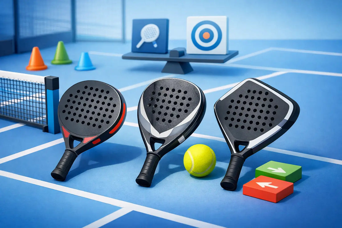 Padelschläger mit viel Kontrolle richtig wählen