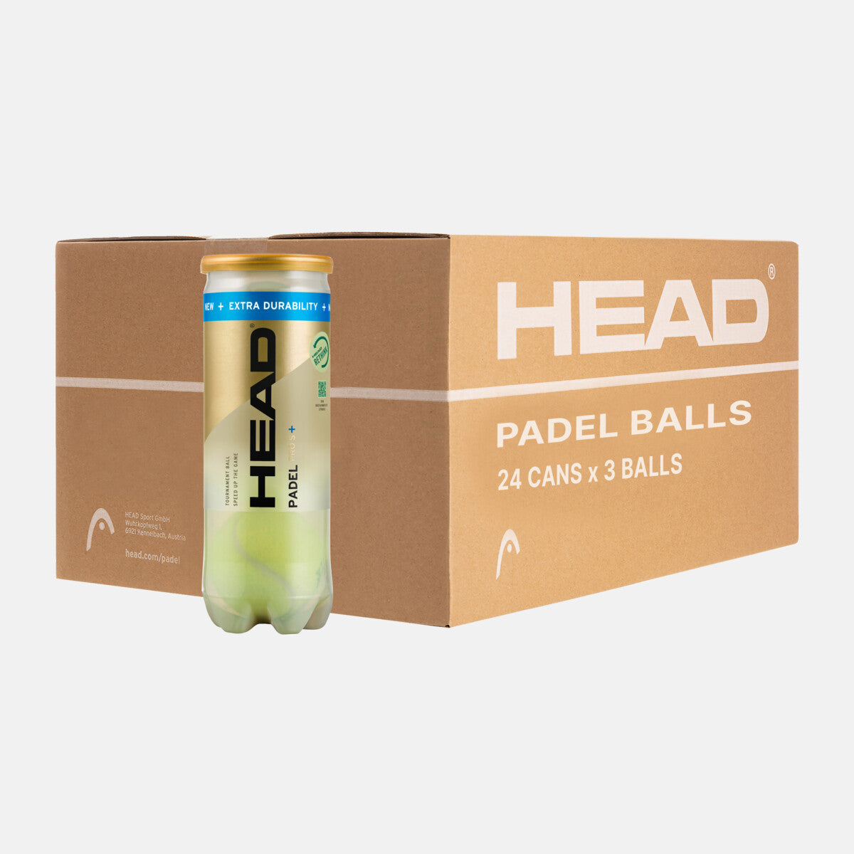 Head Padel Pro S+ Padelbälle 3er-Dose