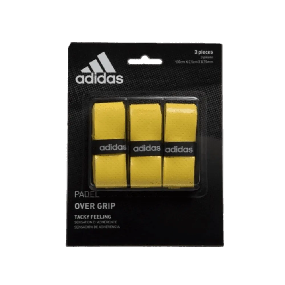 Adidas Padel Overgrip Set 3er Pack Gelb