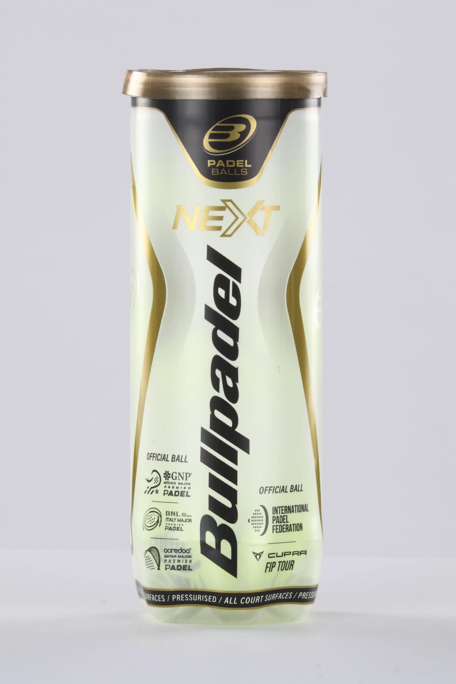 Bullpadel FIP Next Padelbälle (Dose à 3)