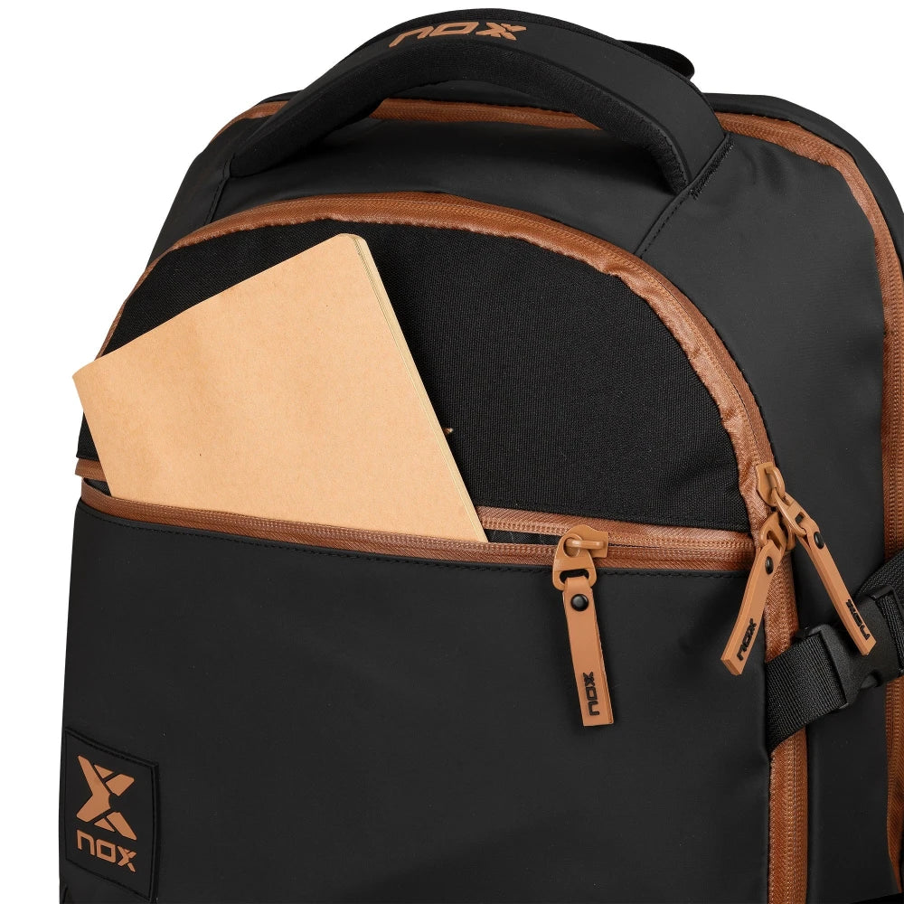 NOX Luxury Open Series Backpack Schwarz/Braun