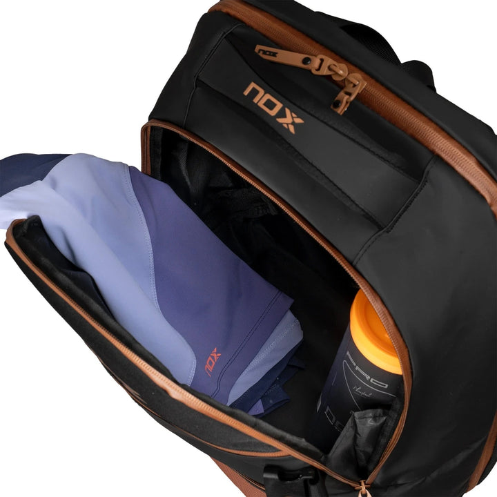 NOX Luxury Open Series Backpack Schwarz/Braun