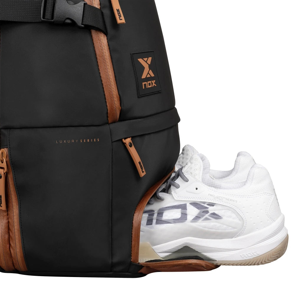 NOX Luxury Open Series Backpack Schwarz/Braun