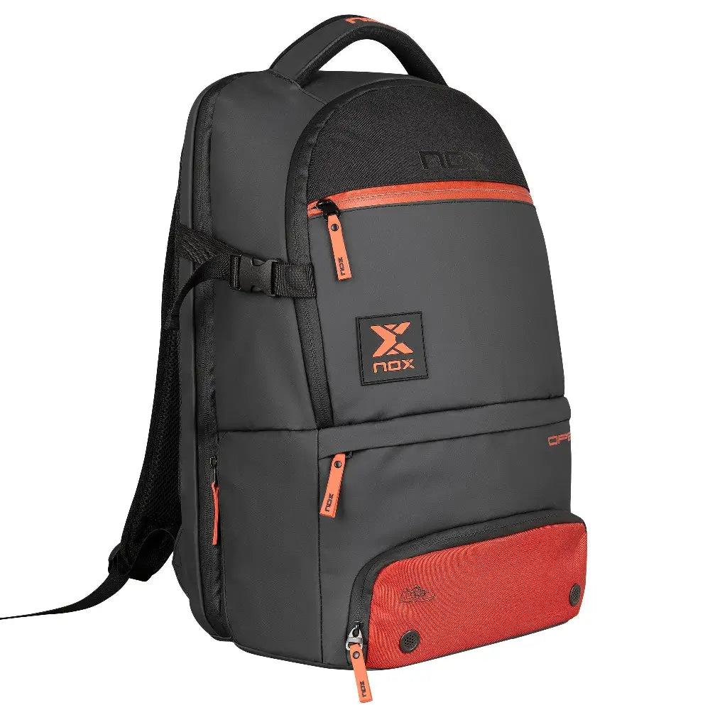NOX Luxury Open Series Backpack Schwarz/Rot