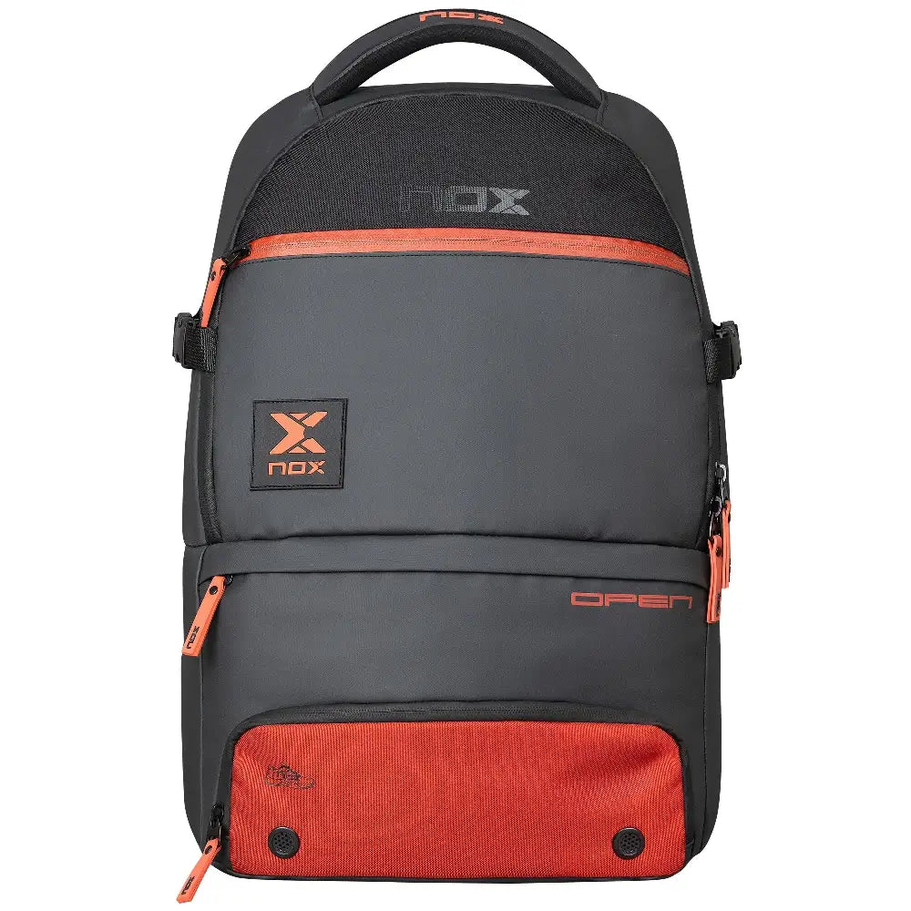 NOX Luxury Open Series Backpack Schwarz/Rot