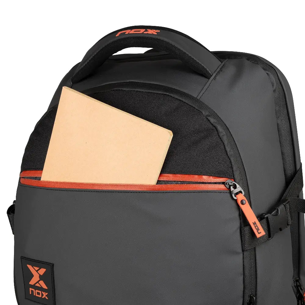 NOX Luxury Open Series Backpack Schwarz/Rot