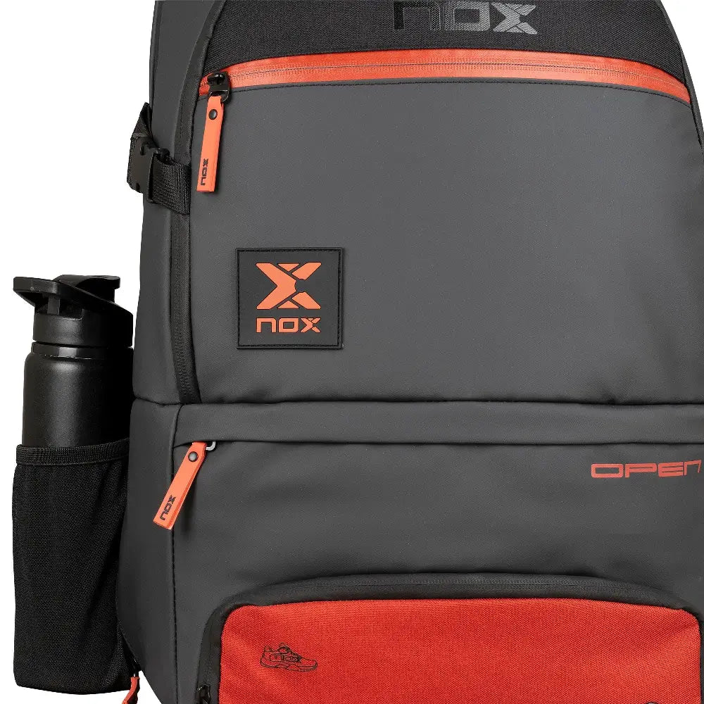 NOX Luxury Open Series Backpack Schwarz/Rot