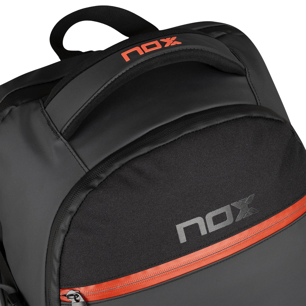 NOX Luxury Open Series Backpack Schwarz/Rot