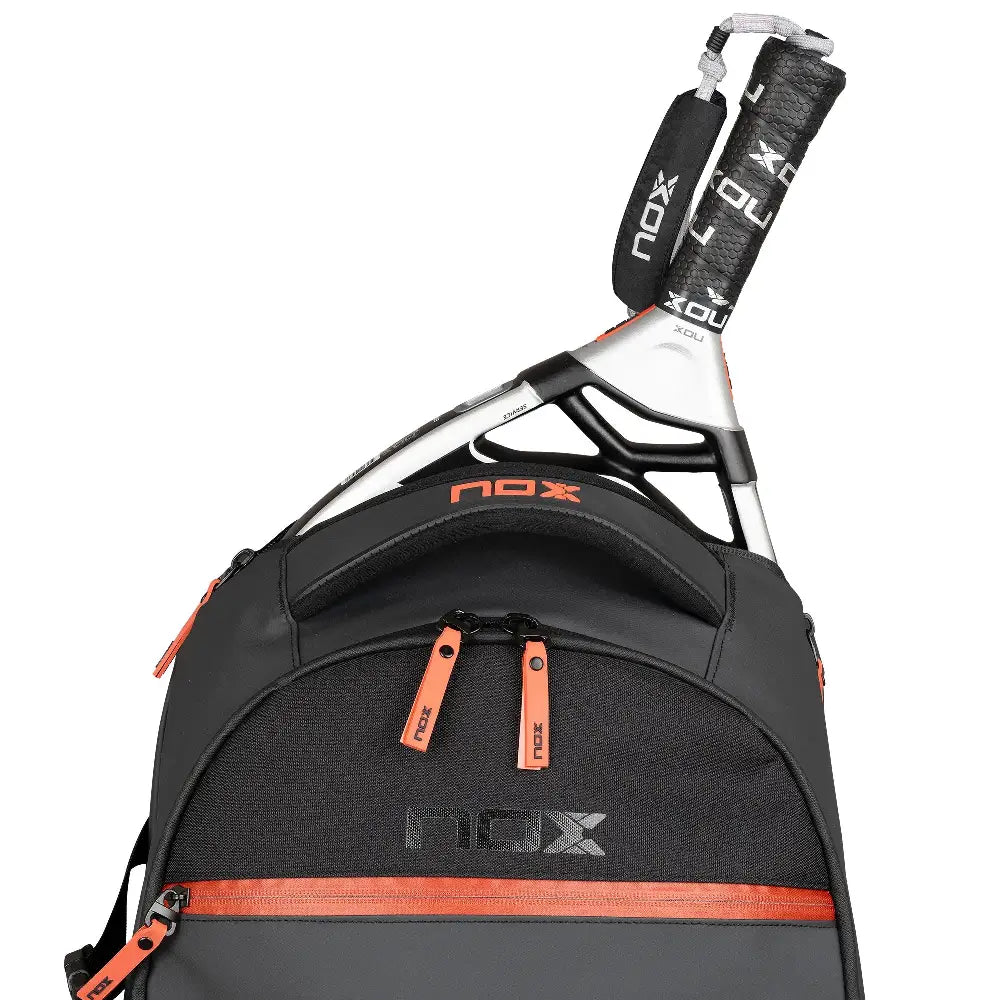NOX Luxury Open Series Backpack Schwarz/Rot