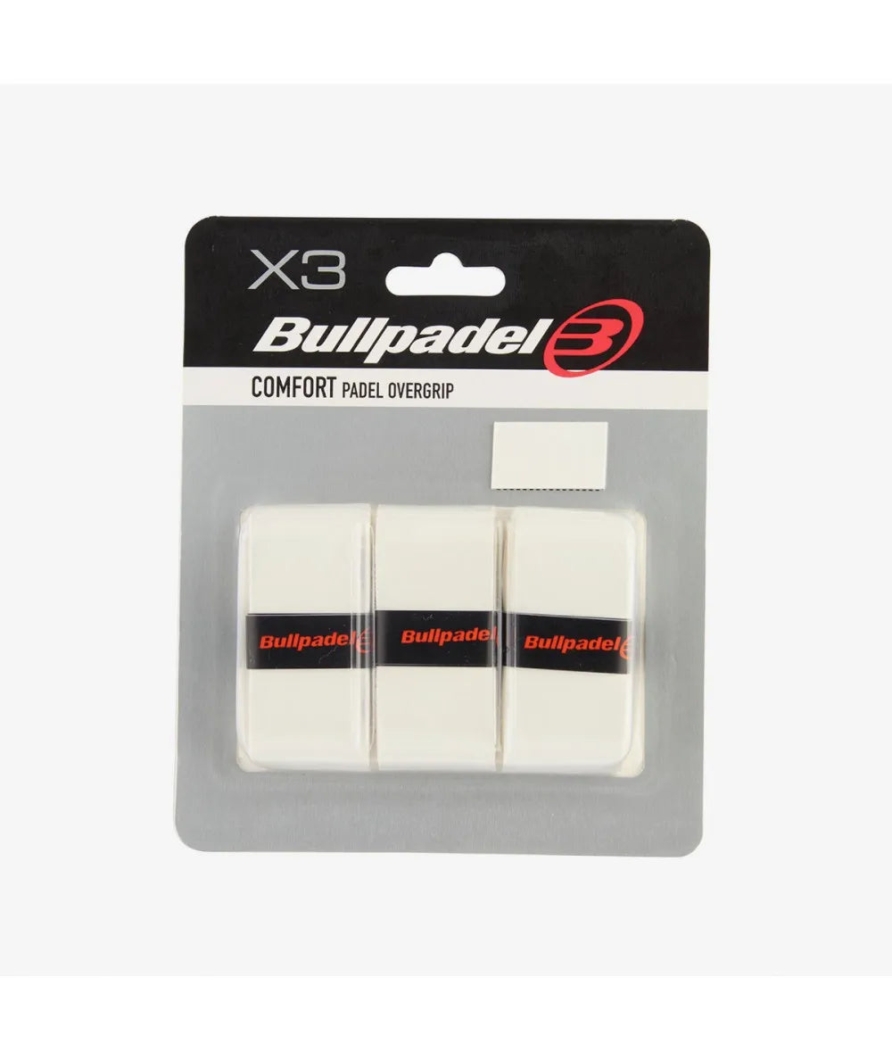Bullpadel GB-1200 Comfort Overgrip Weiß (3er-Pack)