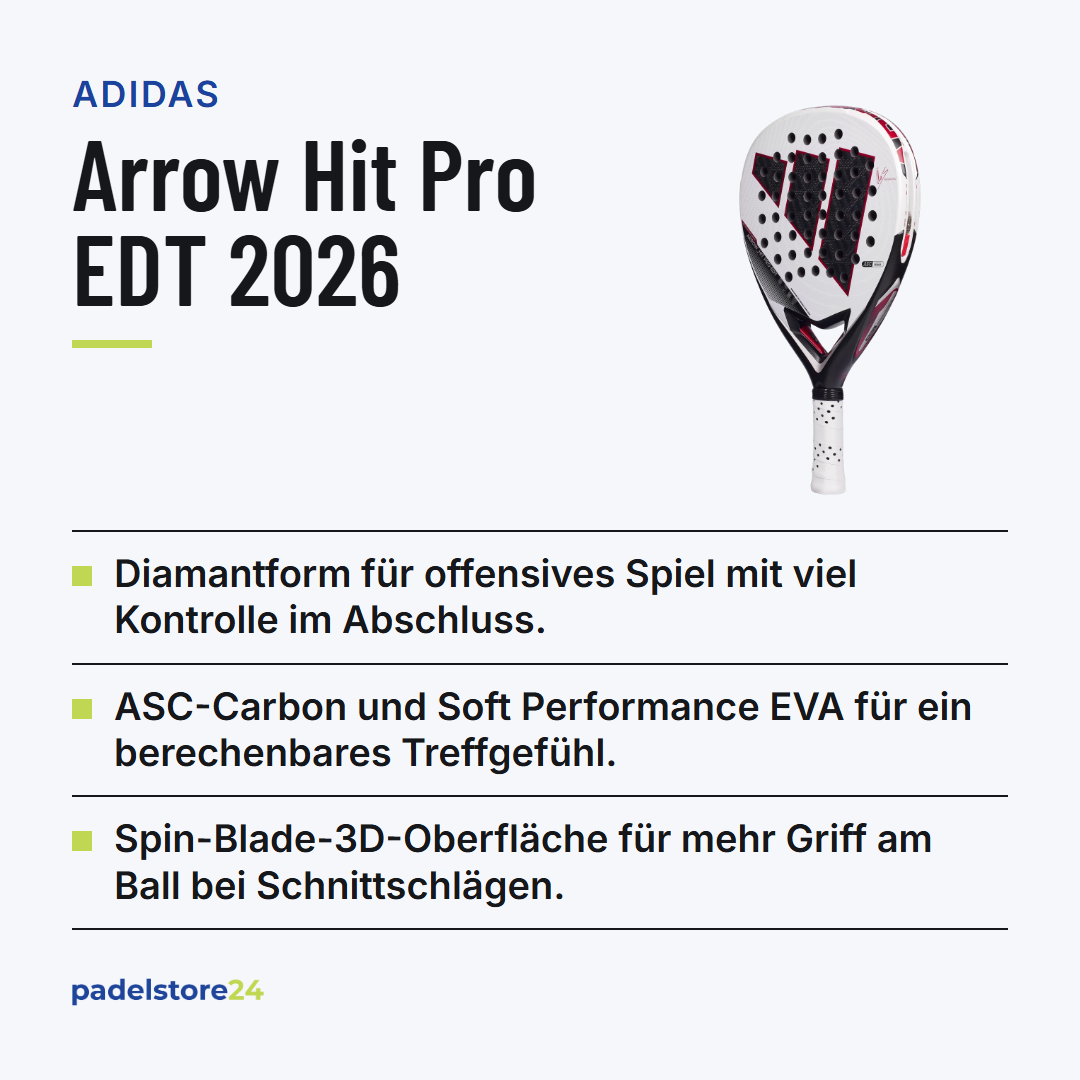 Adidas Arrow Hit Pro EDT 2026 – Produktübersicht