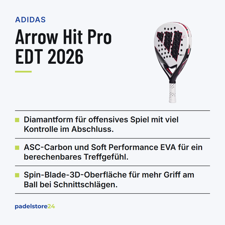 Adidas Arrow Hit Pro EDT 2026 – Produktübersicht