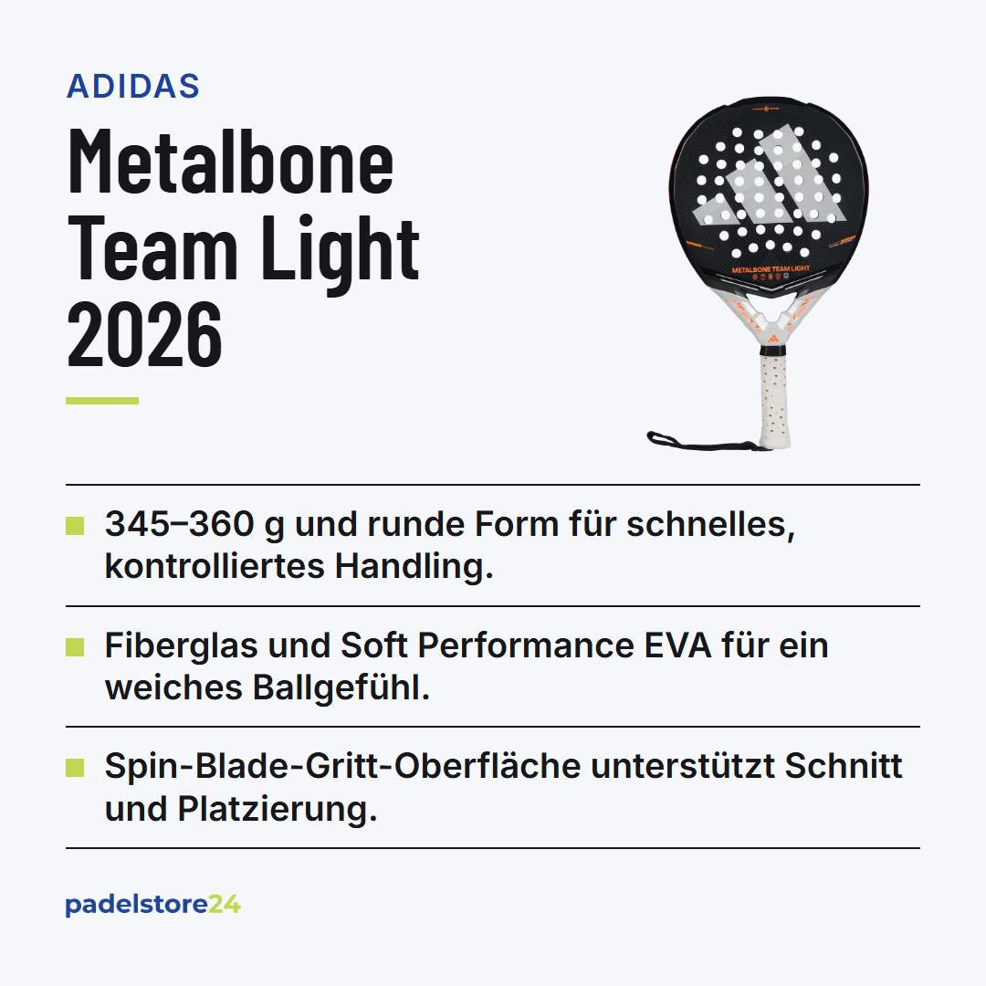 Adidas Metalbone Team Light 2026 – Produktübersicht