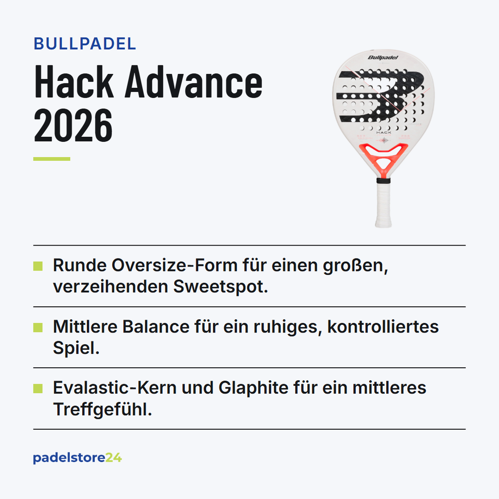 Bullpadel Hack Advance 2026 – Produktübersicht