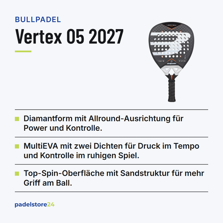Bullpadel Vertex 05 2027 – Produktübersicht