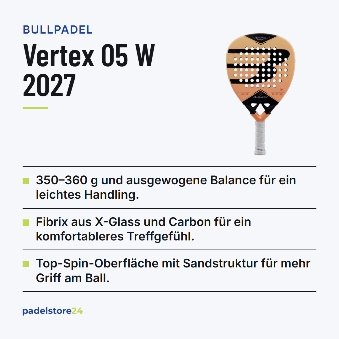 Bullpadel Vertex 05 W 2027 – Produktübersicht