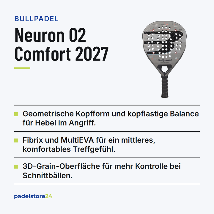 Bullpadel Neuron 02 Comfort 2027 – Produktübersicht