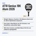 NOX AT10 Genius 18K Alum 2026 – Produktübersicht