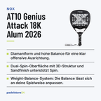 NOX AT10 Genius Attack 18K Alum 2026 – Produktübersicht