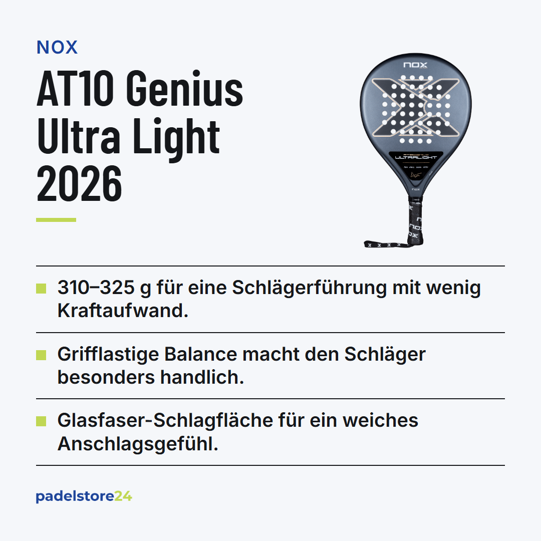 NOX AT10 Genius Ultra Light 2026 by Agustín Tapia – Produktübersicht
