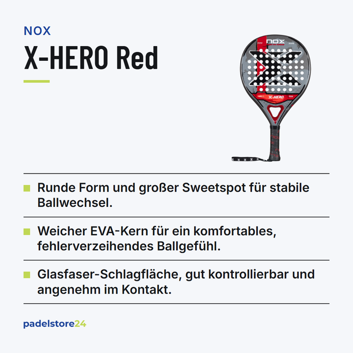 NOX X-HERO Red – Produktübersicht