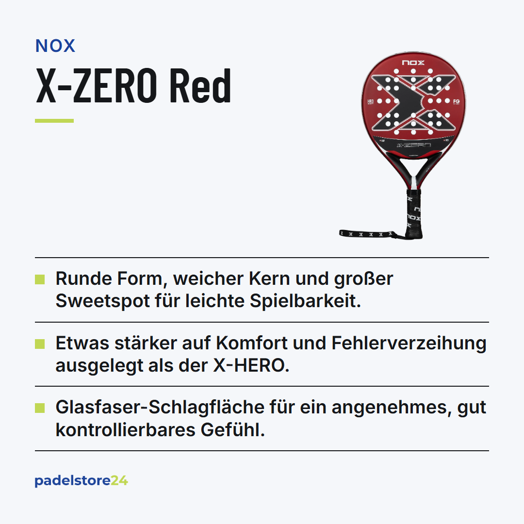 NOX X-ZERO Red – Produktübersicht