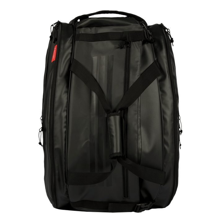 Adidas Multigame Tonal Black 2026 Padeltasche – Detailansicht Schlägerfach