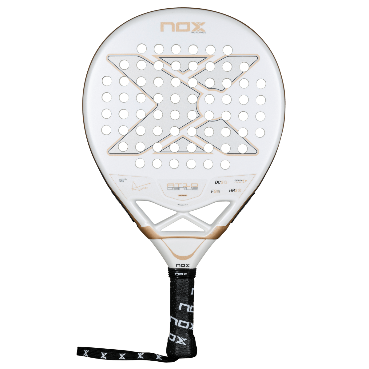 NOX AT10 Genius JR 2026 Kinder-Padelschläger – Vorderansicht
