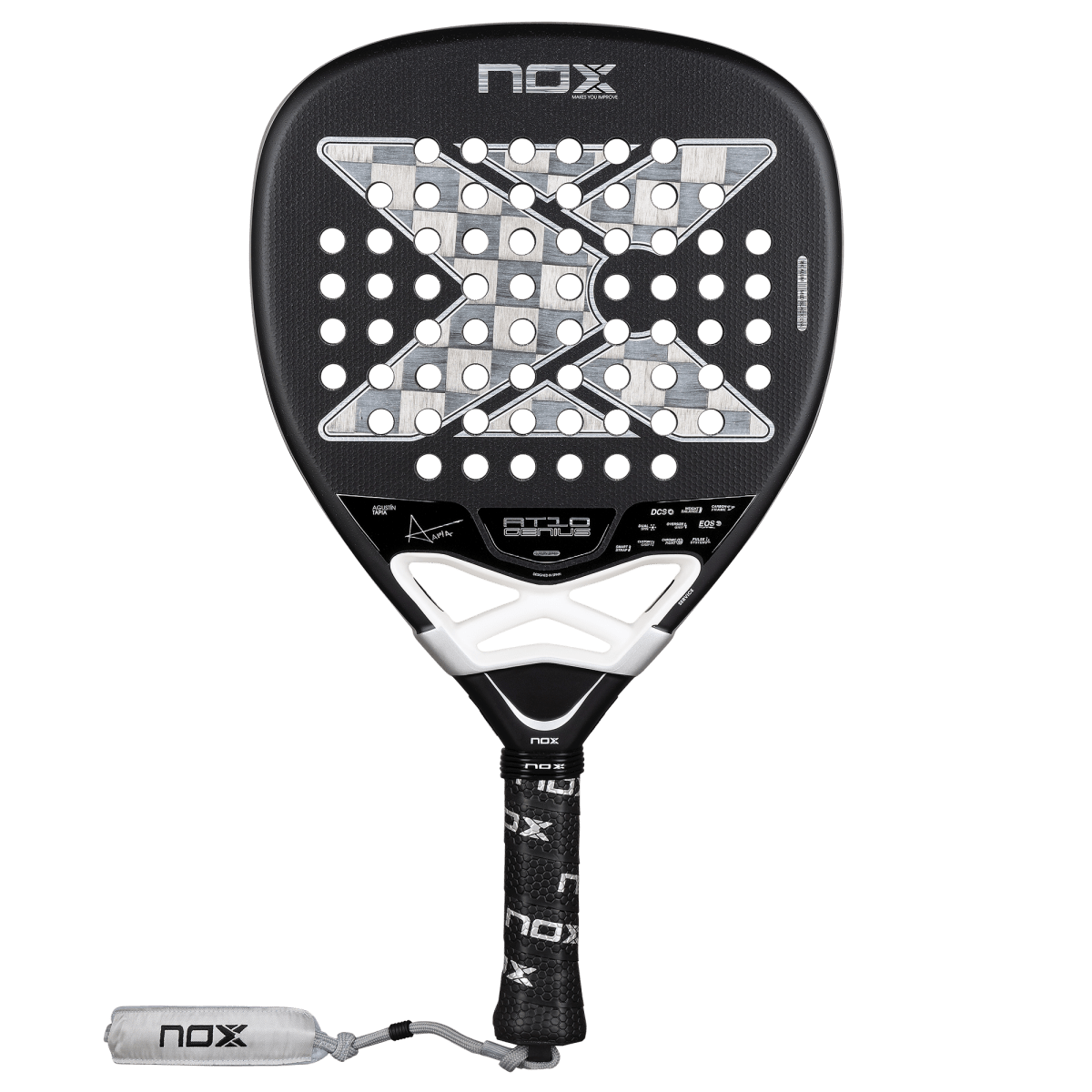 NOX AT10 Genius Attack 18K Alum 2026 by Agustín Tapia – Vorderansicht