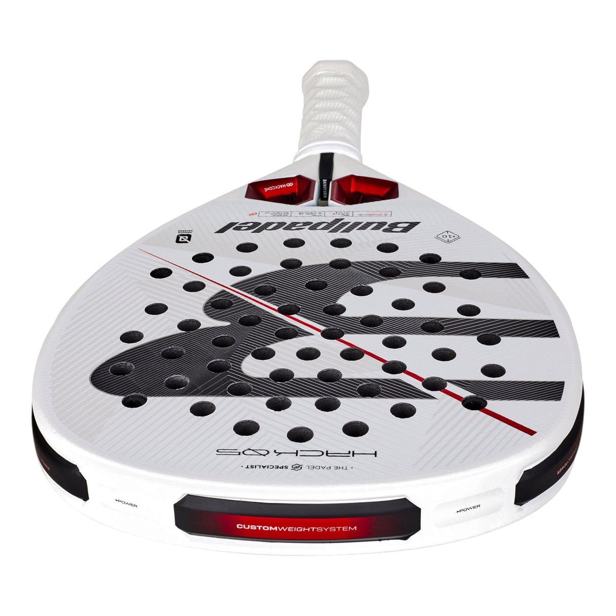 Bullpadel Hack 05 2027 Padelschläger – Perspektivansicht