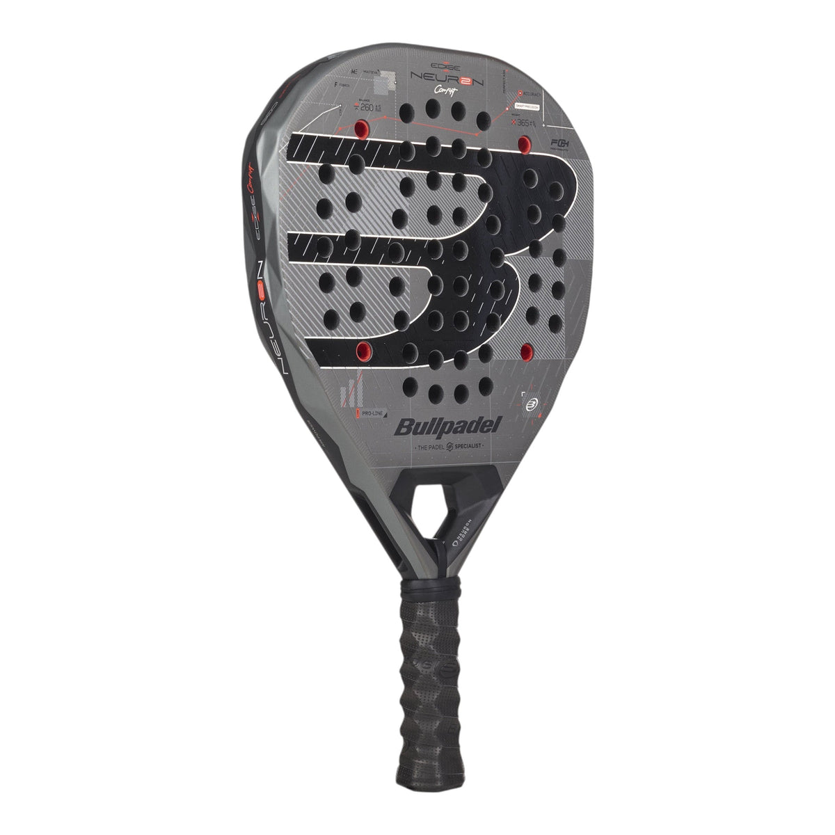 Bullpadel Neuron 02 Edge Comfort 2027 Padelschläger – Rückseite
