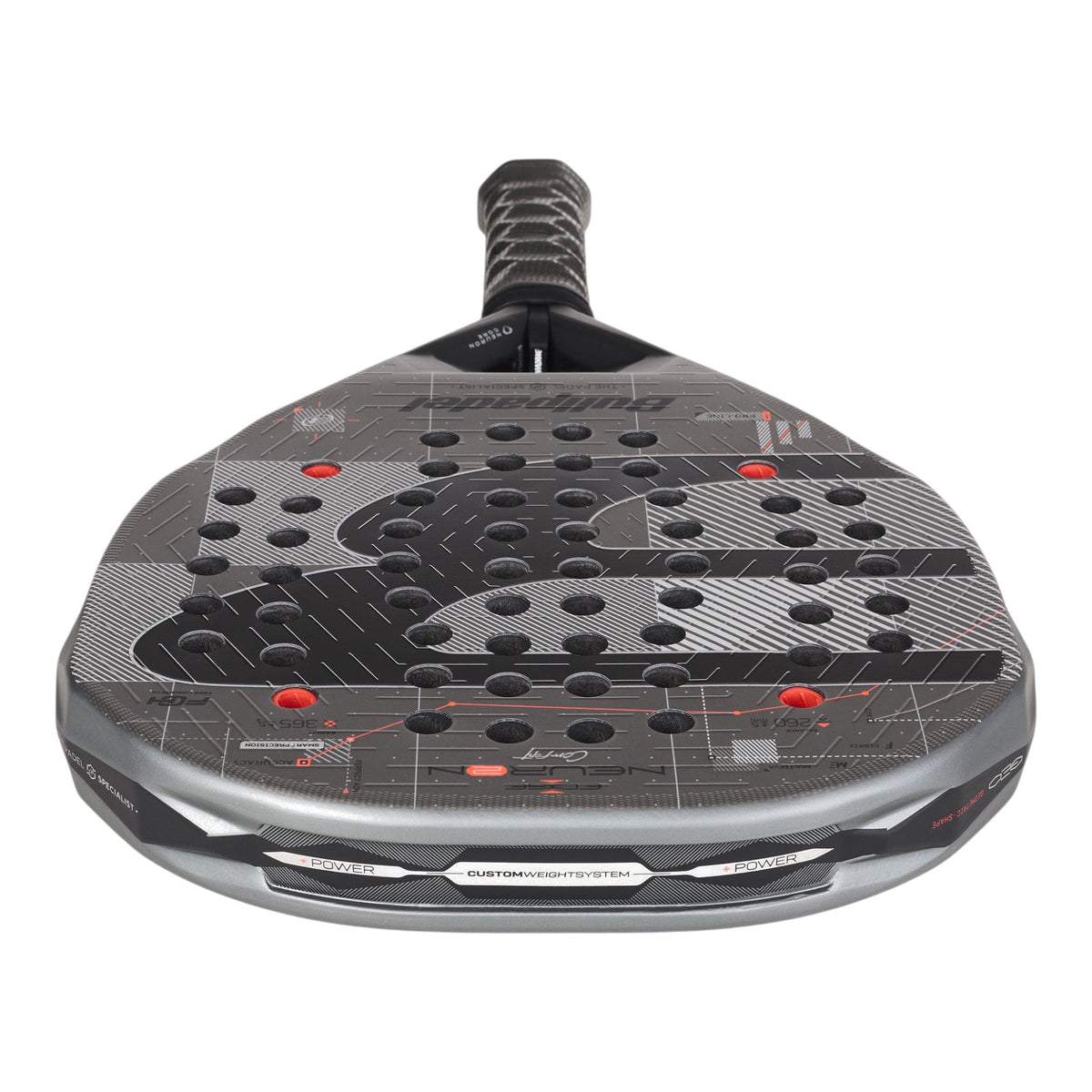 Bullpadel Neuron 02 Edge Comfort 2027 Padelschläger – Perspektivansicht
