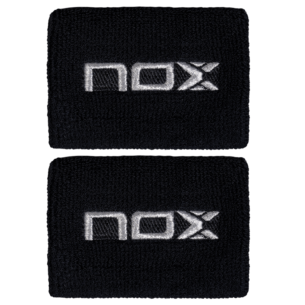 NOX Schweißbänder Schwarz/Weiß – Detailansicht