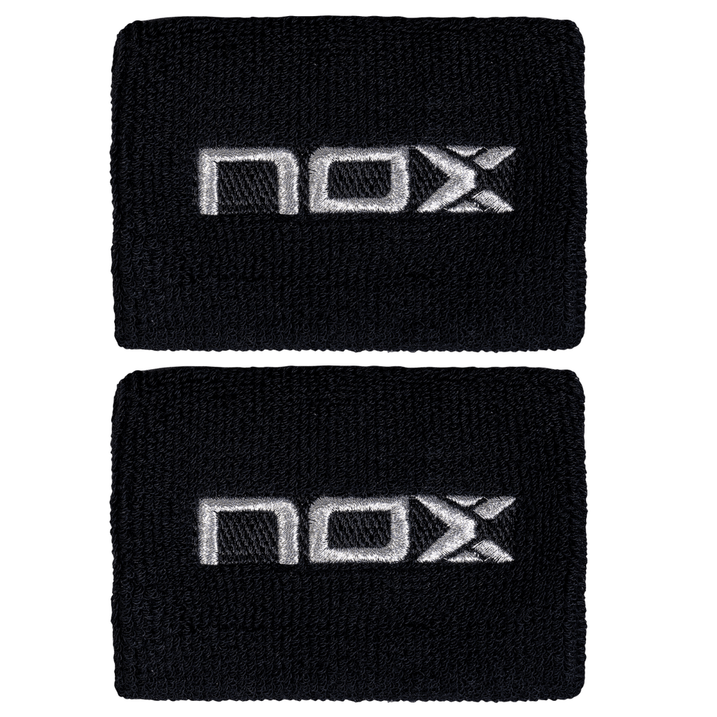 NOX Schweißbänder Schwarz/Weiß – Detailansicht