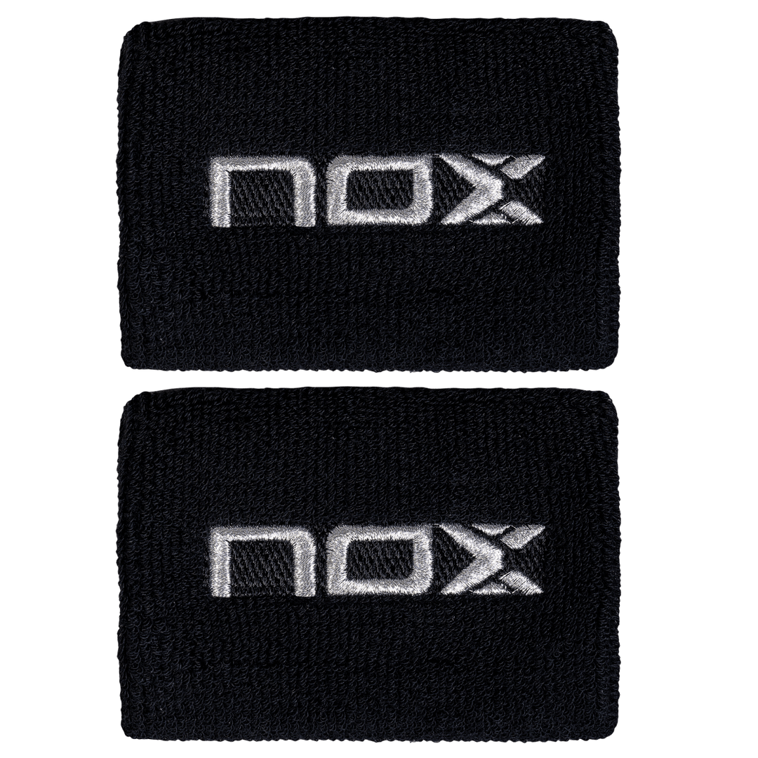 NOX Schweißbänder Schwarz/Weiß – Detailansicht