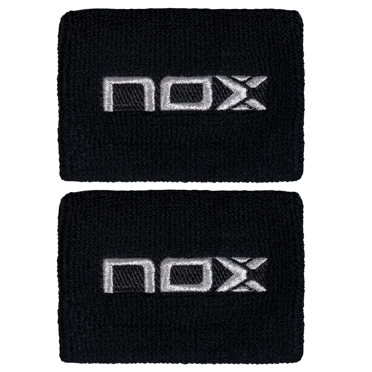 NOX Schweißbänder Schwarz/Weiß – Detailansicht