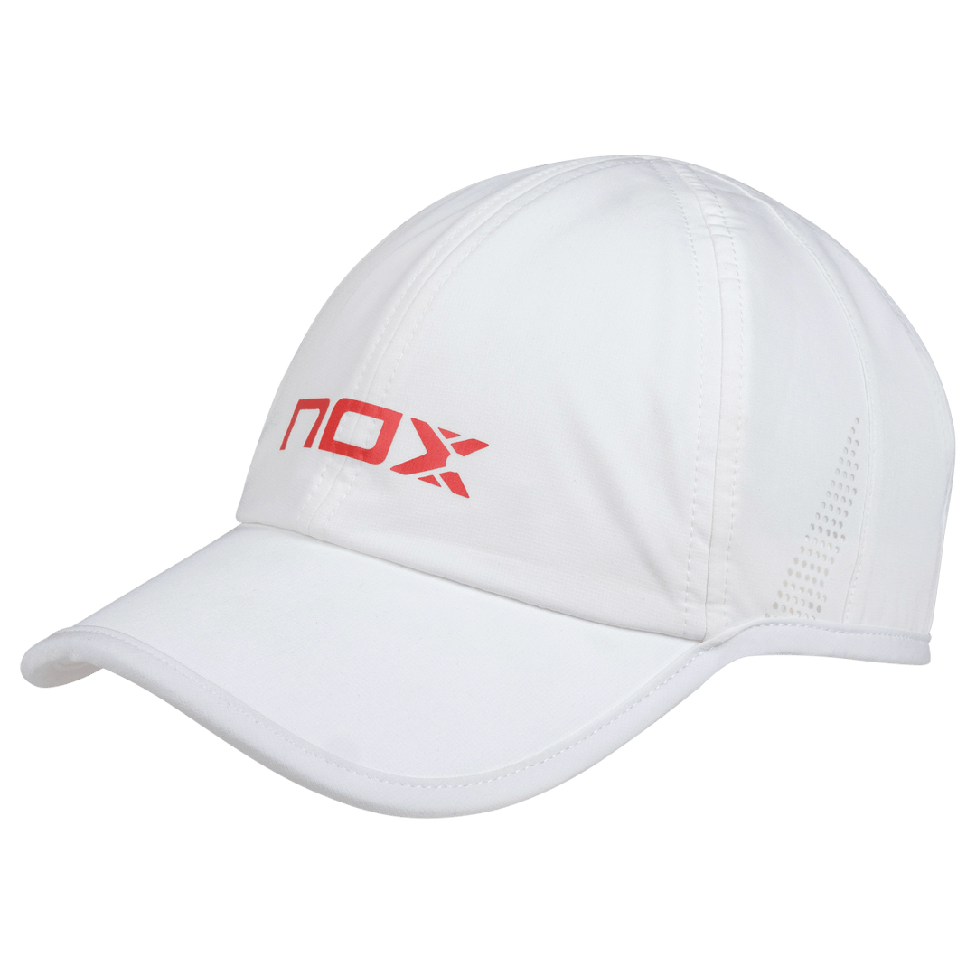NOX Cap Weiß/Rot – Ansicht 1