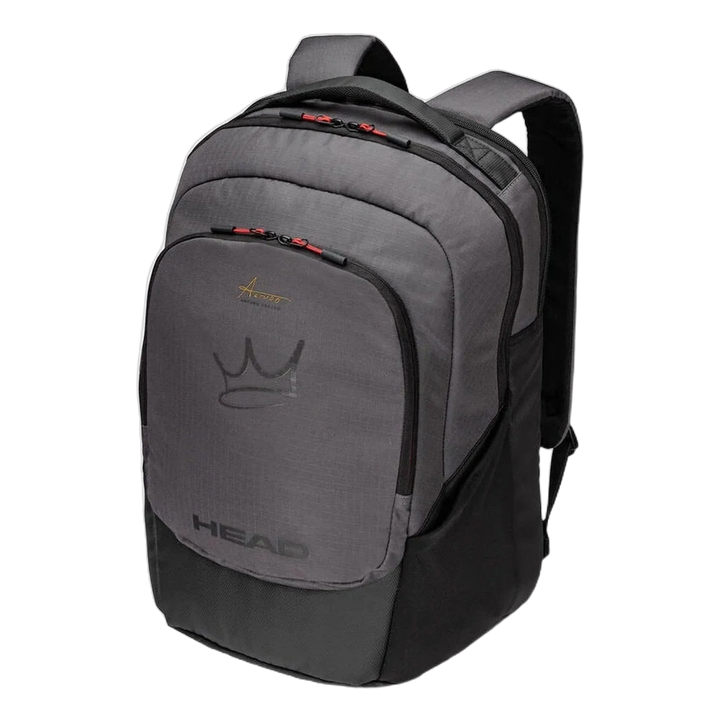 HEAD Coello Pro X Padelrucksack 30L in Dunkelgrau, Frontansicht, freigestellt