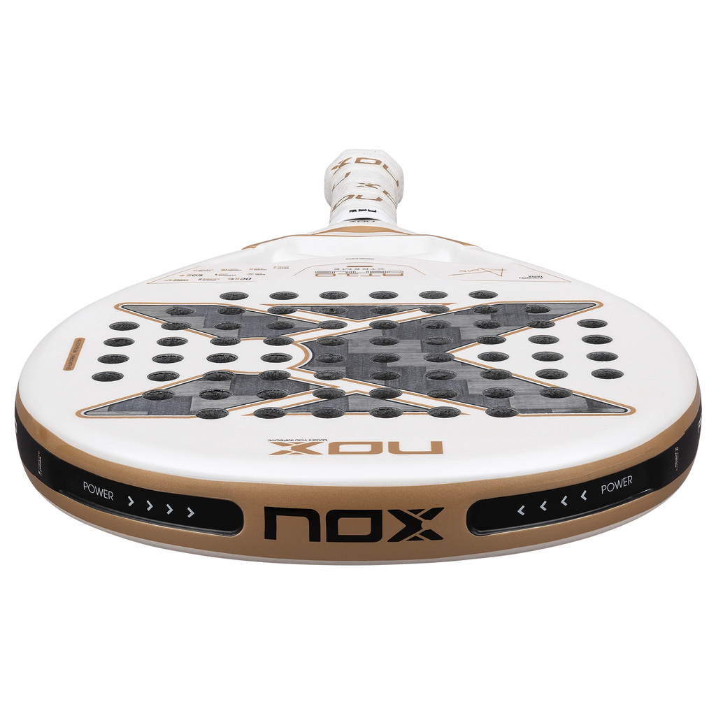NOX AT10 Genius 12K Alum XTREM 2026 – Schlagfläche in der Perspektive
