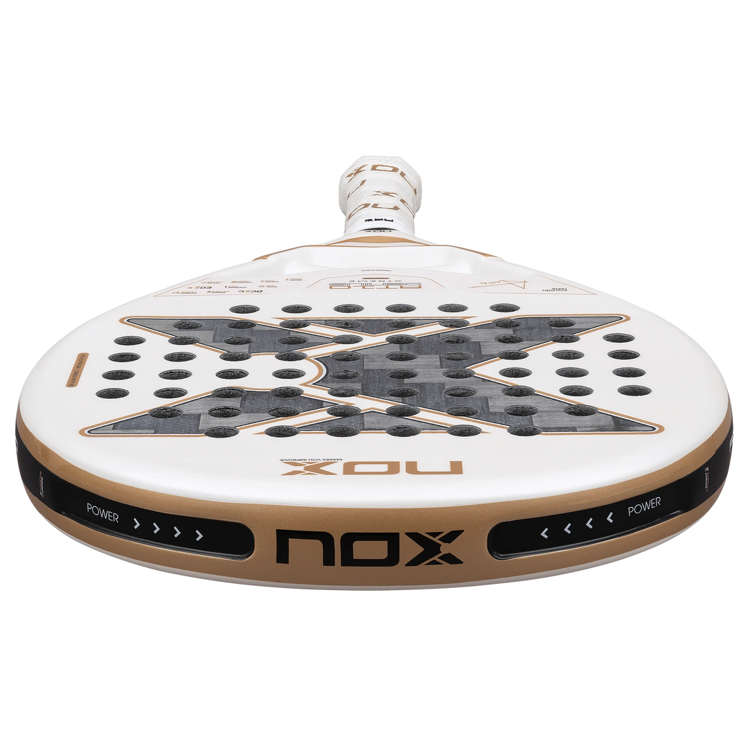 NOX AT10 Genius 12K Alum XTREM 2026 – Schlagfläche in der Perspektive