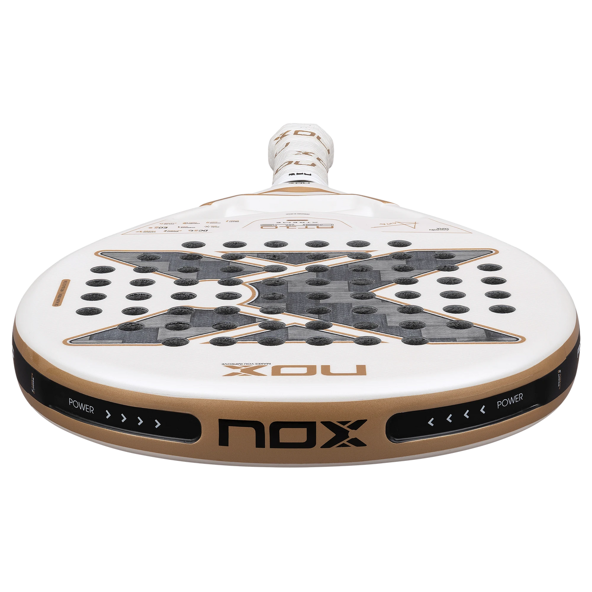 NOX AT10 Genius 12K Alum XTREM 2026 – Schlagfläche in der Perspektive