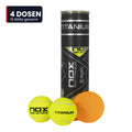 NOX Pro Titanium Padelbälle (4 Dosen / 16 Bälle)