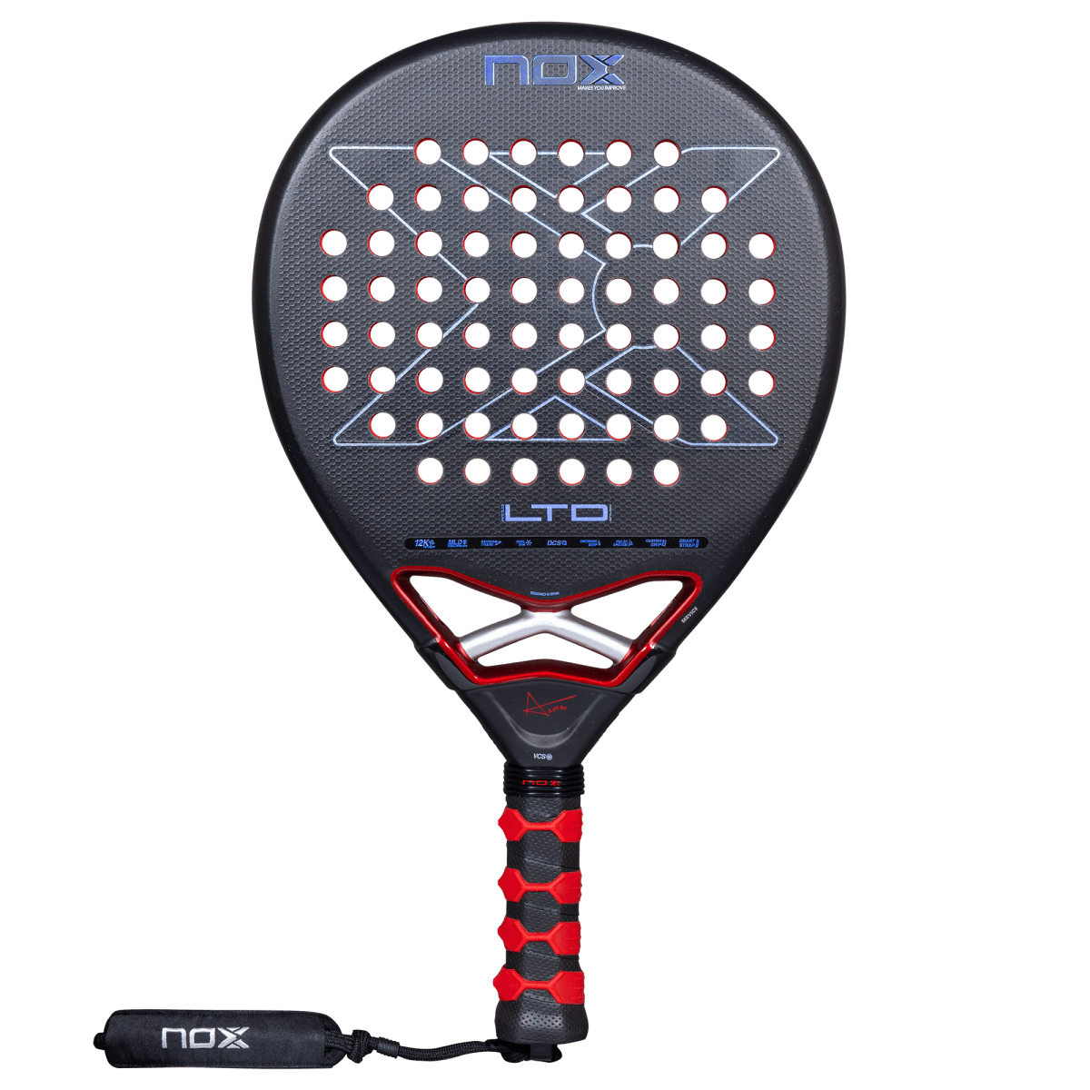 NOX AT10 Genius 12K Xtrem LTD – Schläger Vorderansicht