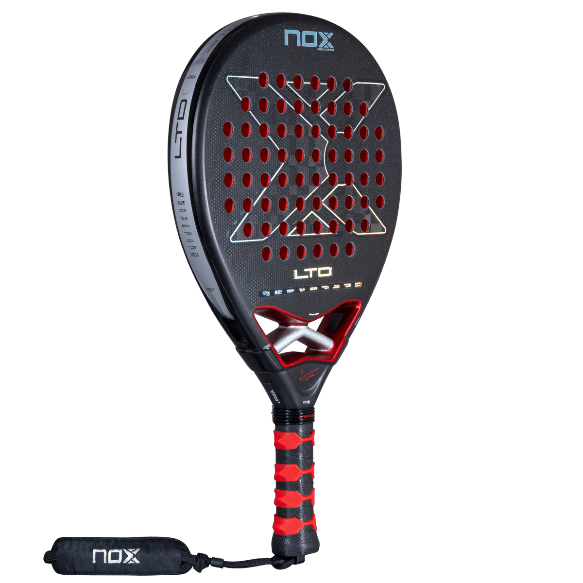 NOX AT10 Genius 12K Xtrem LTD – Schläger Rückansicht