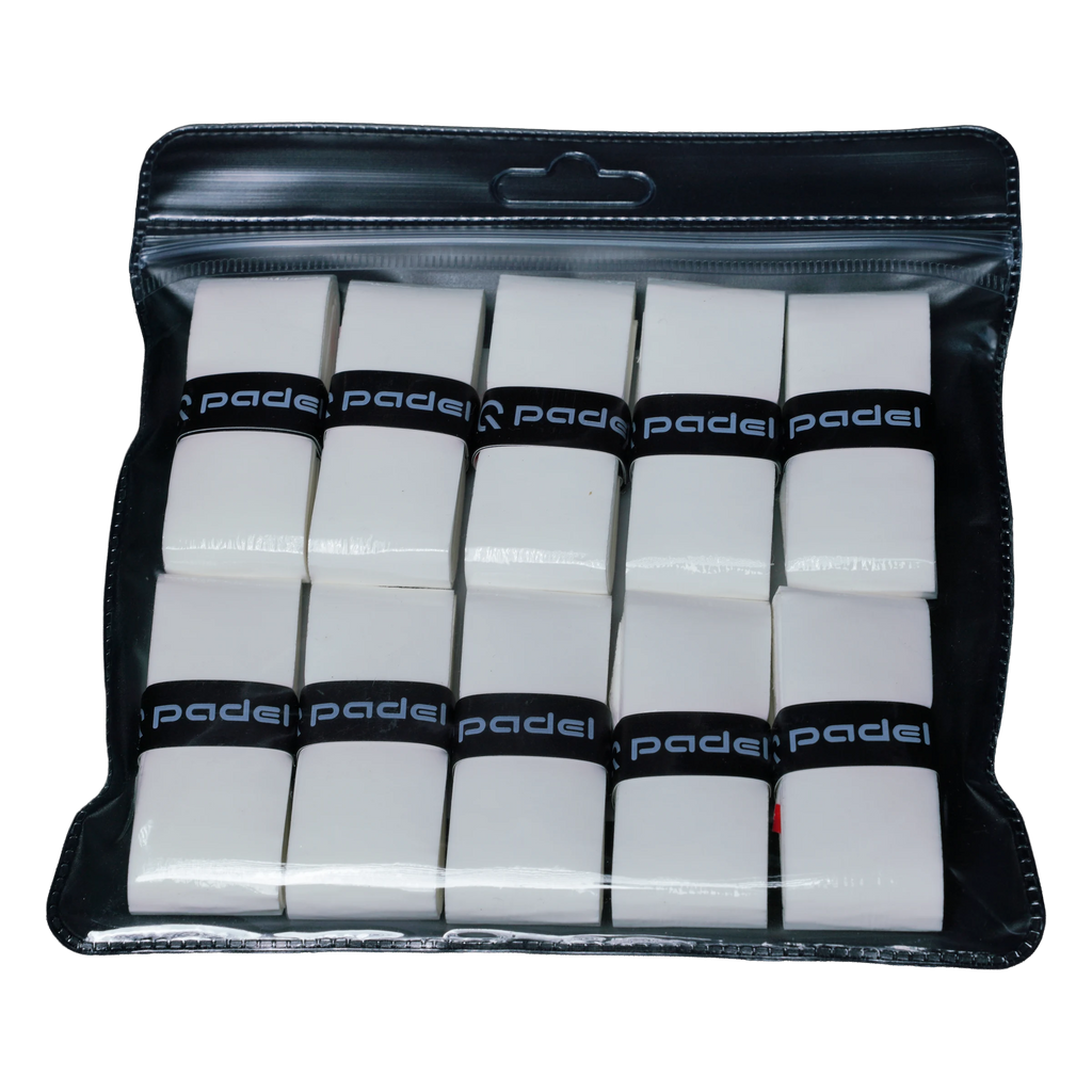 Q Padel Premium Overgrip Weiß (10 Stück)