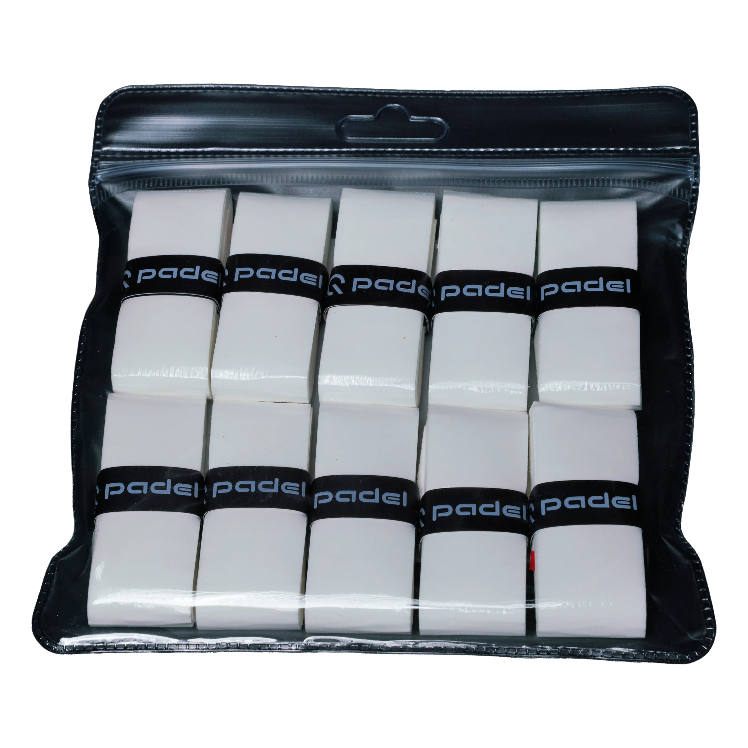 Q Padel Premium Overgrip Weiß (10 Stück)